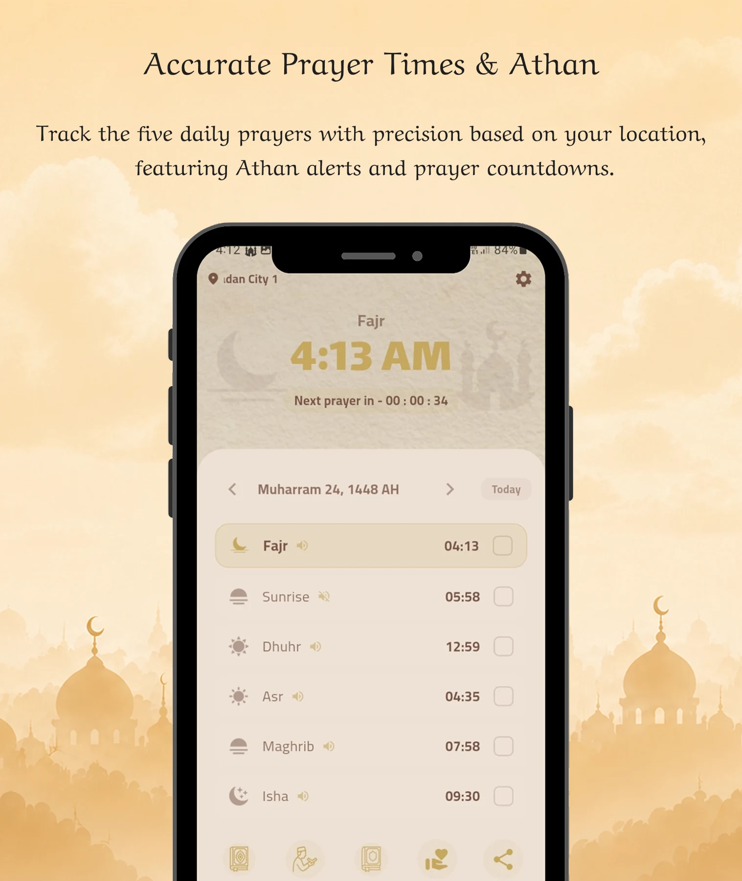 Muslim Guide:Quran Athan Azkar screenshot